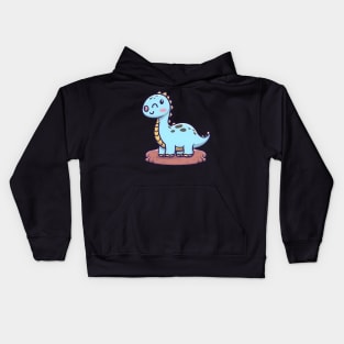 Cute Kawaii baby dinosaur Kids Hoodie